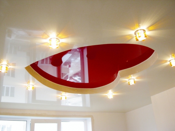 Многоуровневые натяжные потолки в Барнауле