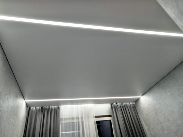 Пример потолка в спальне