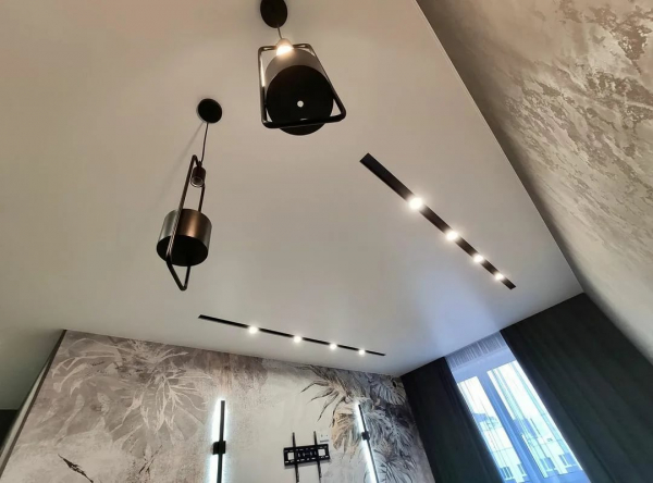 Бесщелевые натяжные потолки Kraab